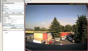VAR-NET Integral - přehrávání záznamu z kamery